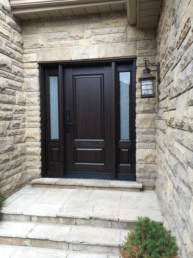 fiberglass-doors-installation-toronto-cobblestone-siding