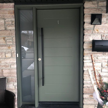 modern door grey