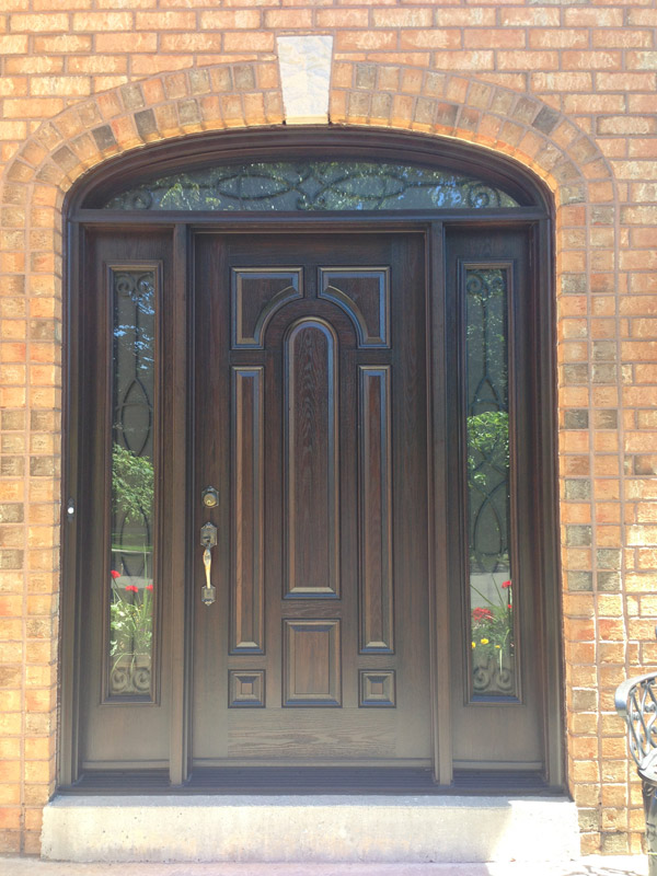 fiberglass-doors-installation-toronto-curved-arch