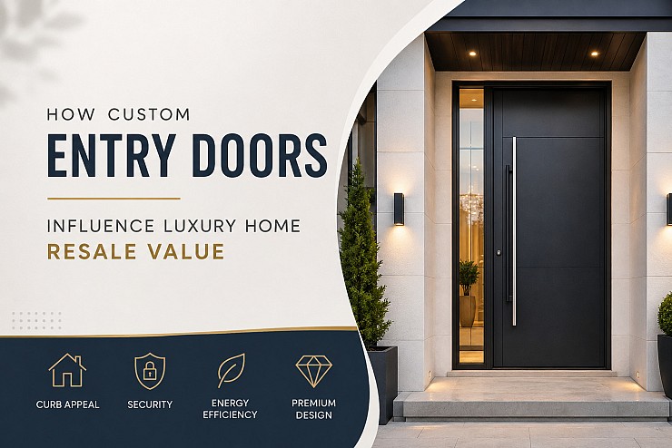 How Custom Entry Doors Influence Luxury Home Resale Value