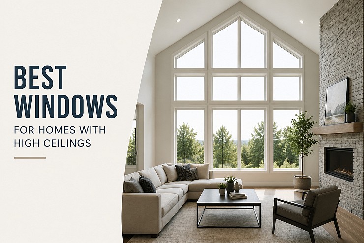Best Windows for Homes With High Ceilings