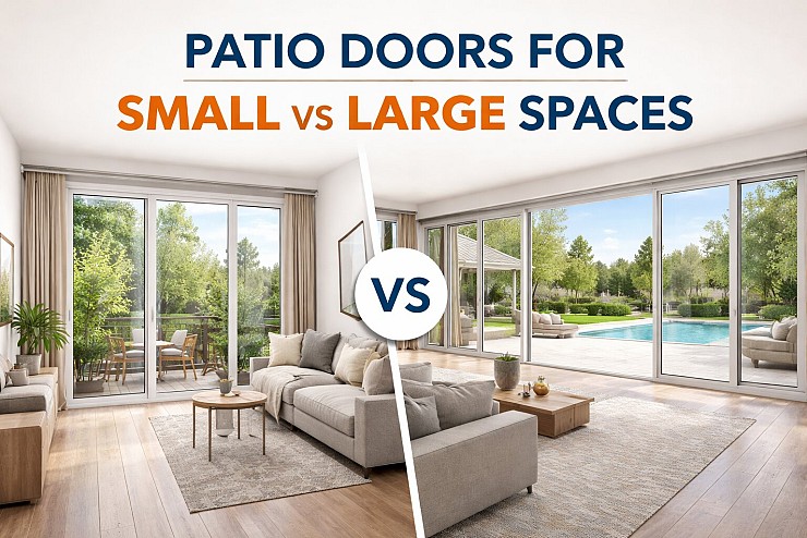 Patio Doors for Small vs Large Spaces: What to Choose