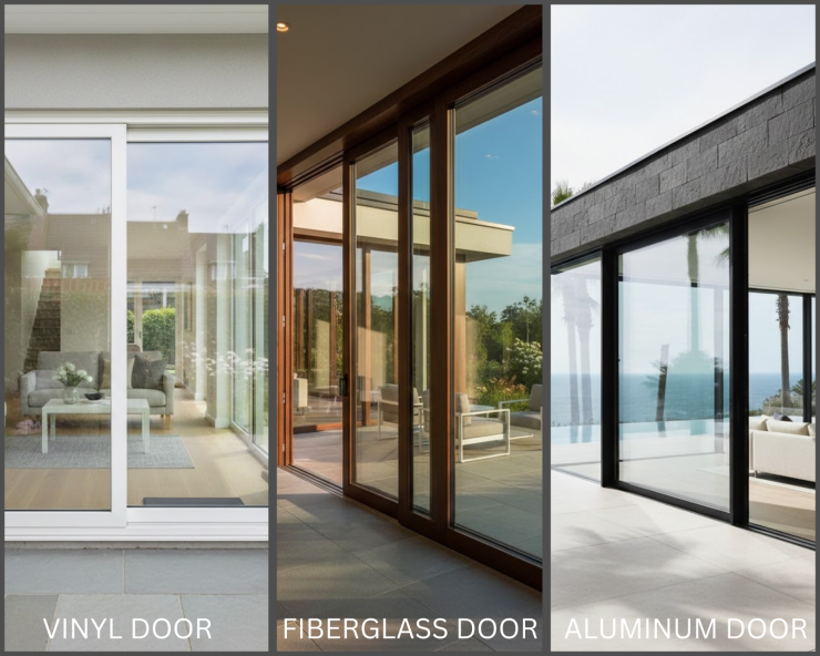 Vinyl vs Aluminum vs Fiberglass Sliding Door: Which One is Better for Toronto
