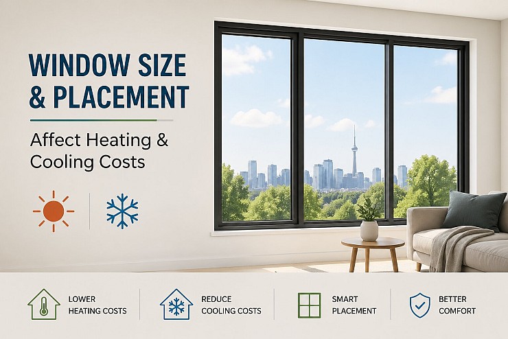 How Window Size and Placement Affect Heating and Cooling Costs