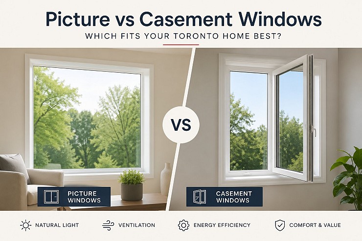Picture vs Casement Windows: Which Fits Your Toronto Home Best?
