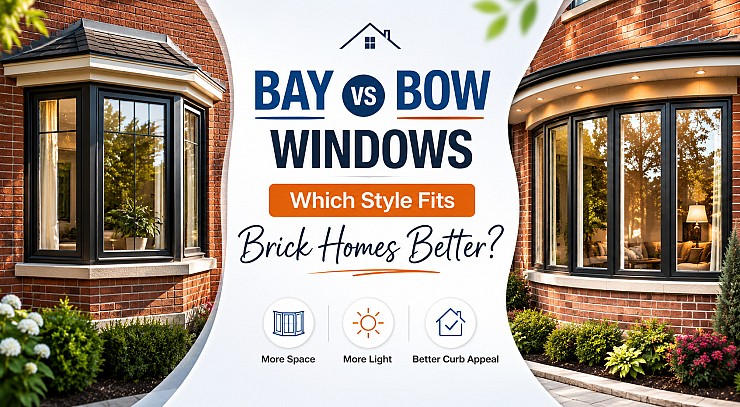 Bay vs Bow Windows: Which Style Fits Brick Homes Better?