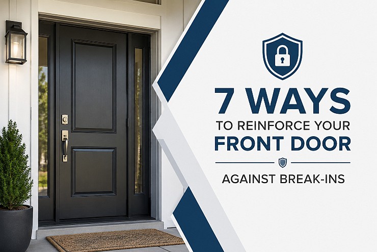 7 Ways to Reinforce Your Front Door Against Break-Ins