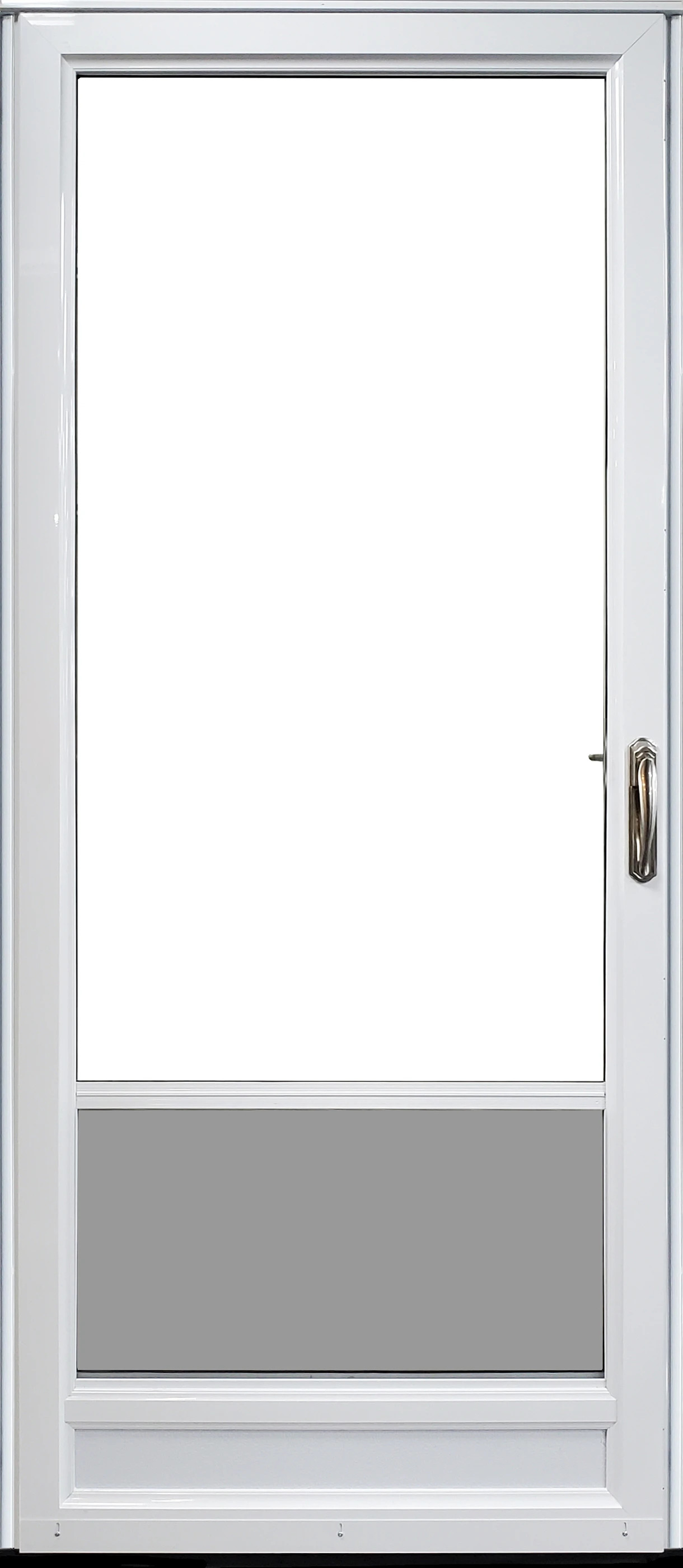 3/4 Self-Storing - Modern Aluminum Storm Door