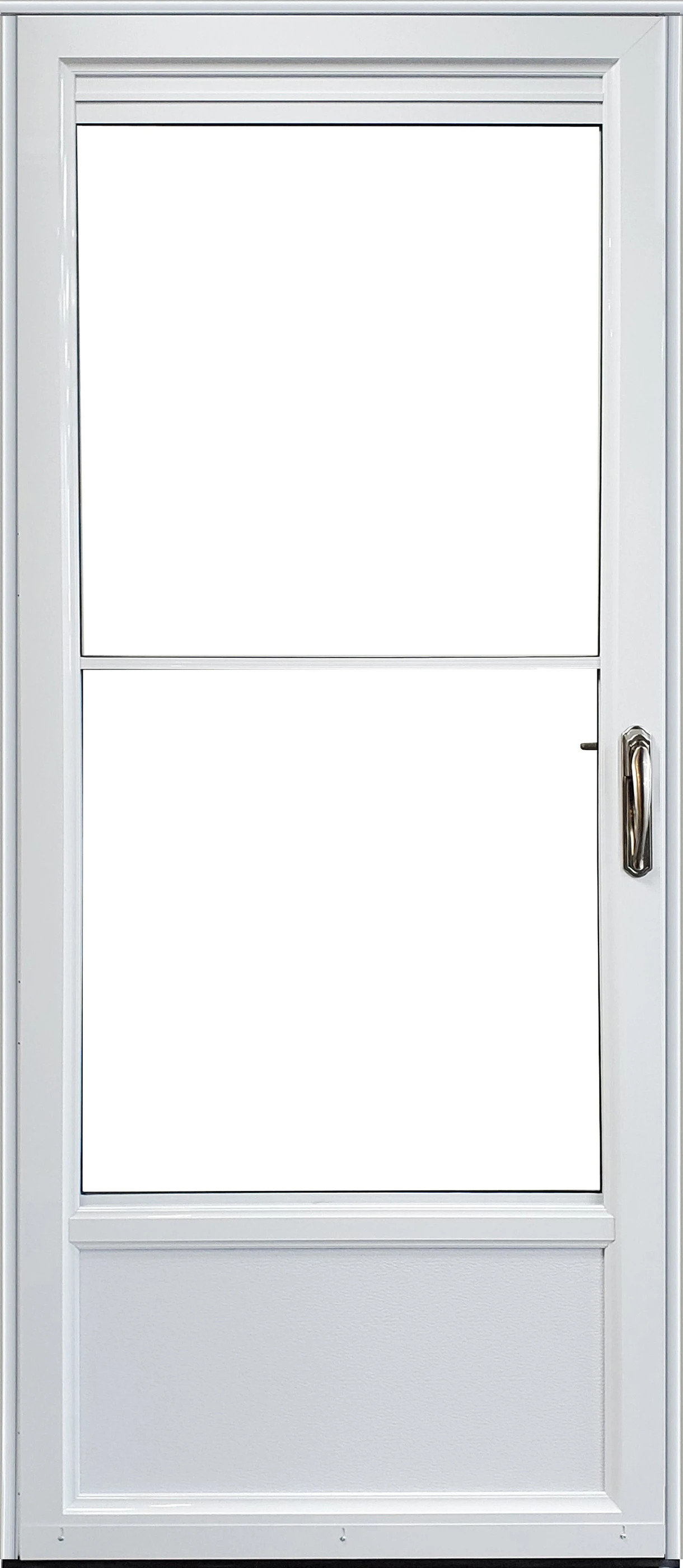 Self-Storing Retractable - Modern Aluminum Storm Door