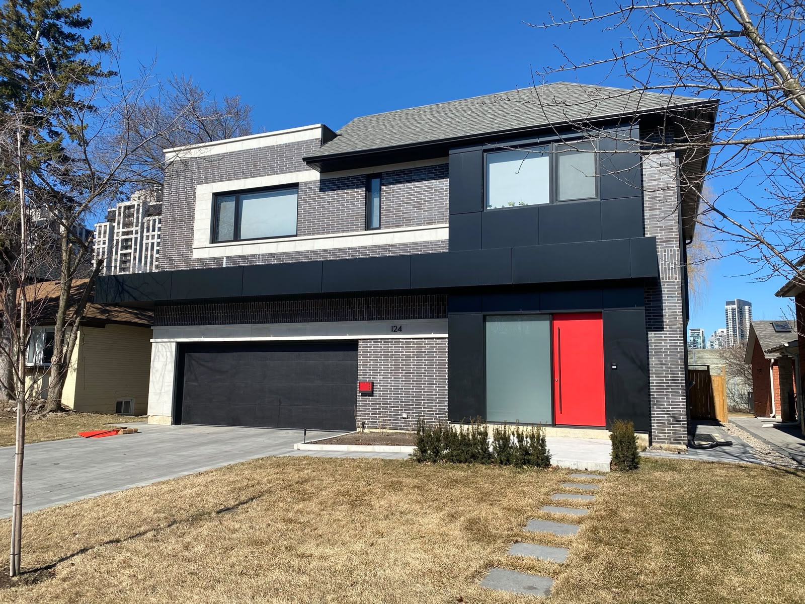 Modern professional window installation on a Toronto home