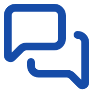 Consultation chat icon for discussing window requirements, wholesale window supplier in Toronto