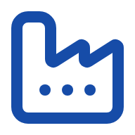 In-house window and door manufacturing factory icon, Delco Windows and Doors Vaughan