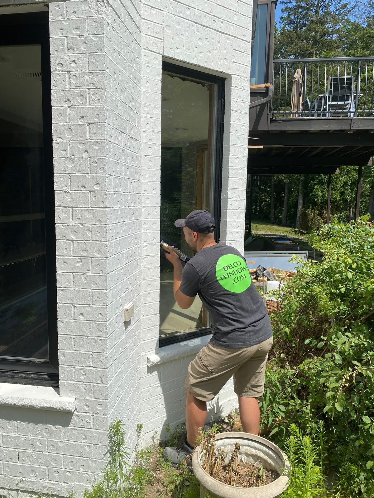Caulking old windows in Toronto to address weatherstripping and air leaks