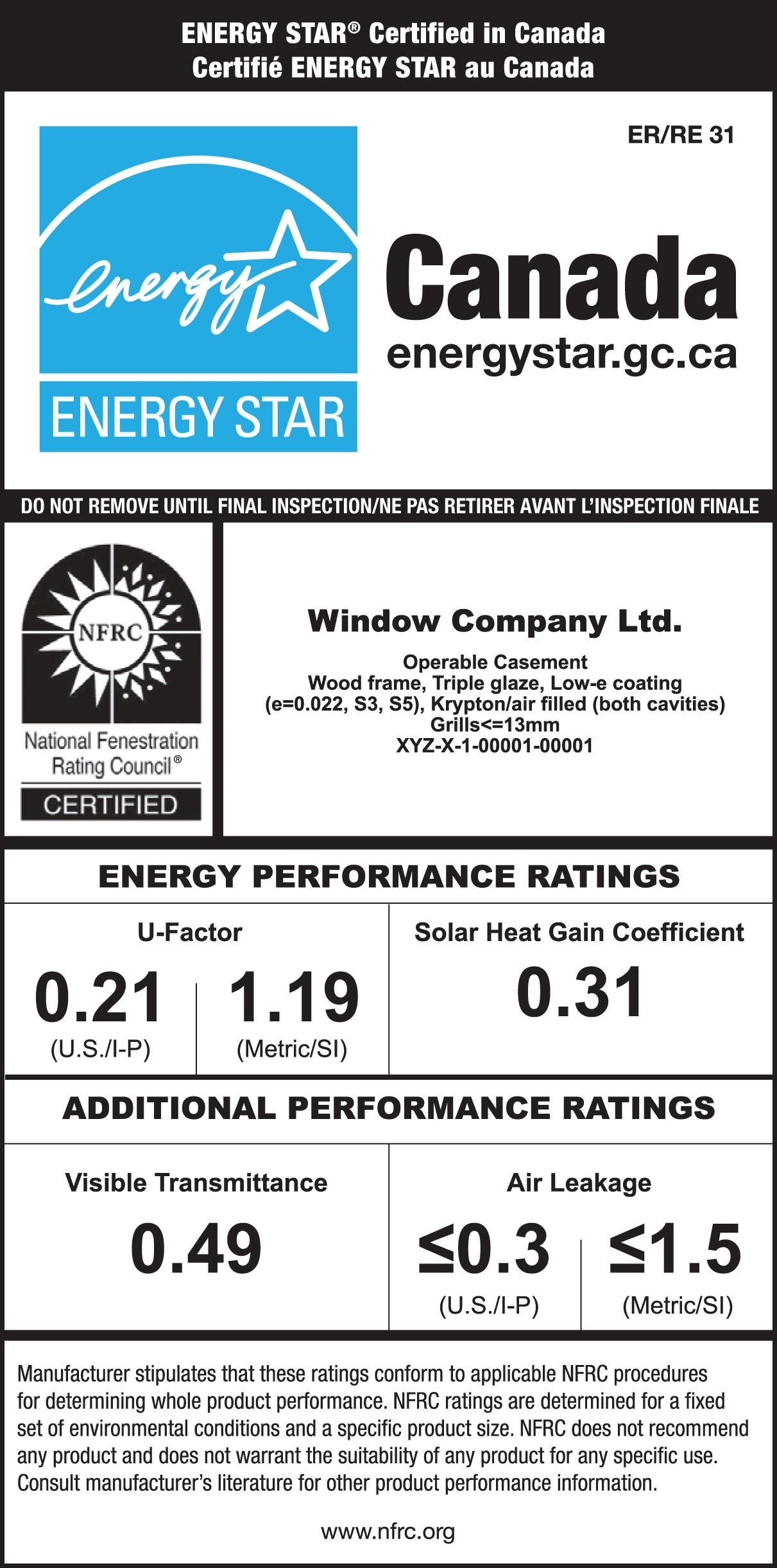 energy star canada