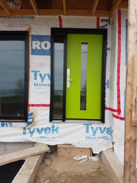 green-modern-door-install-toronto-canada