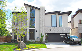 energy efficient casement windows complement this home with modern design