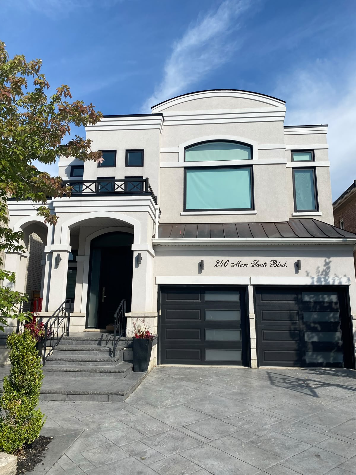 Window replacement on a Toronto luxury home by Delco Windows and Doors